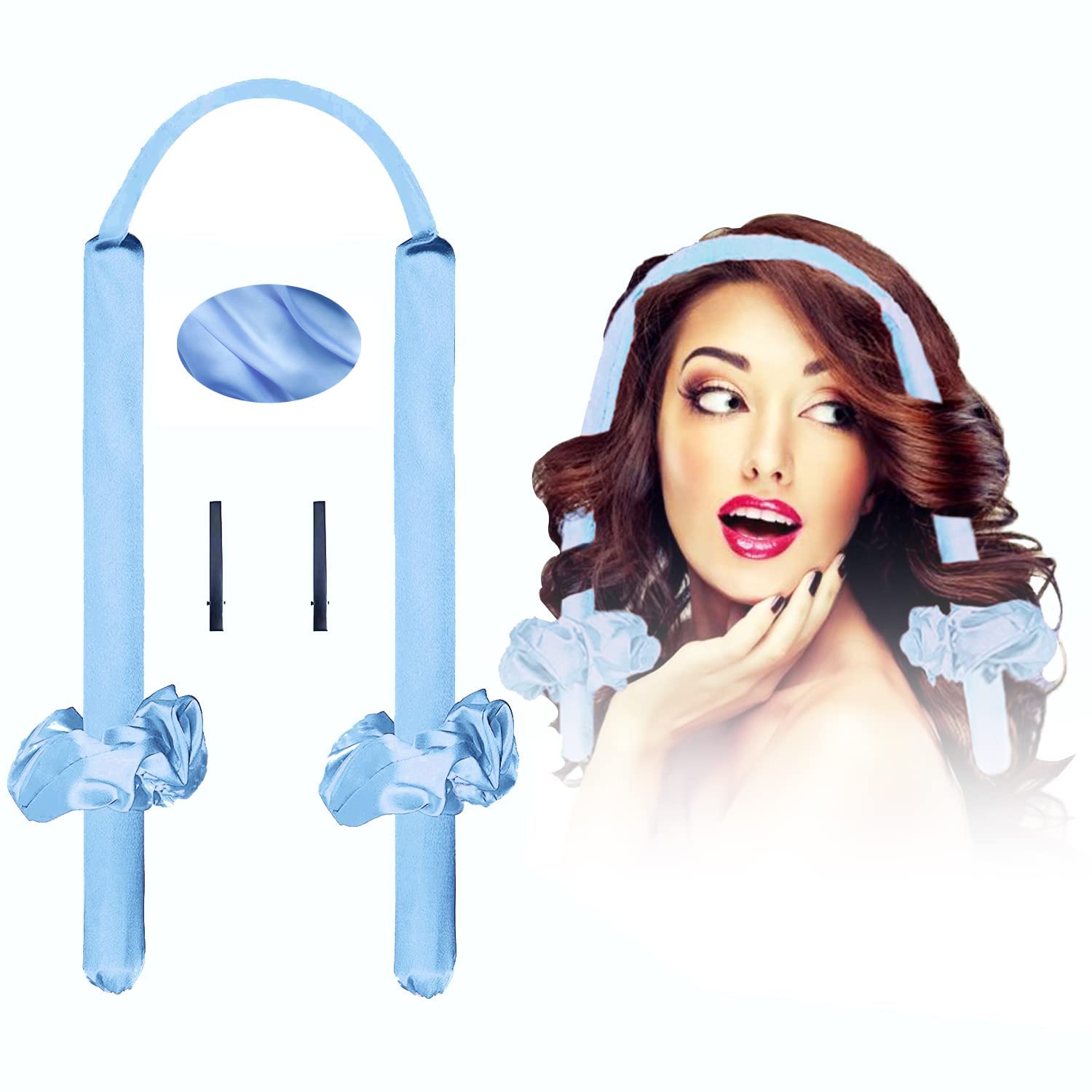 MAYCREATE Hair Curling Tools for Your Hair no Heat Hair Curler Heatless Hair Sleeping Soft Headband Wave Formers Hair Rollers DIY Hair Styling Tools for Long Medium Hair MAYCREATE Hair Curling Tools for Your Hair no Heat Hair Curler Heatless Hair Sleeping Soft Headband Wave Formers Hair Rollers DIY Hair Styling Tools for Long Medium Hair